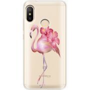 Прозрачный чехол Uprint Xiaomi Mi A2 Lite Floral Flamingo