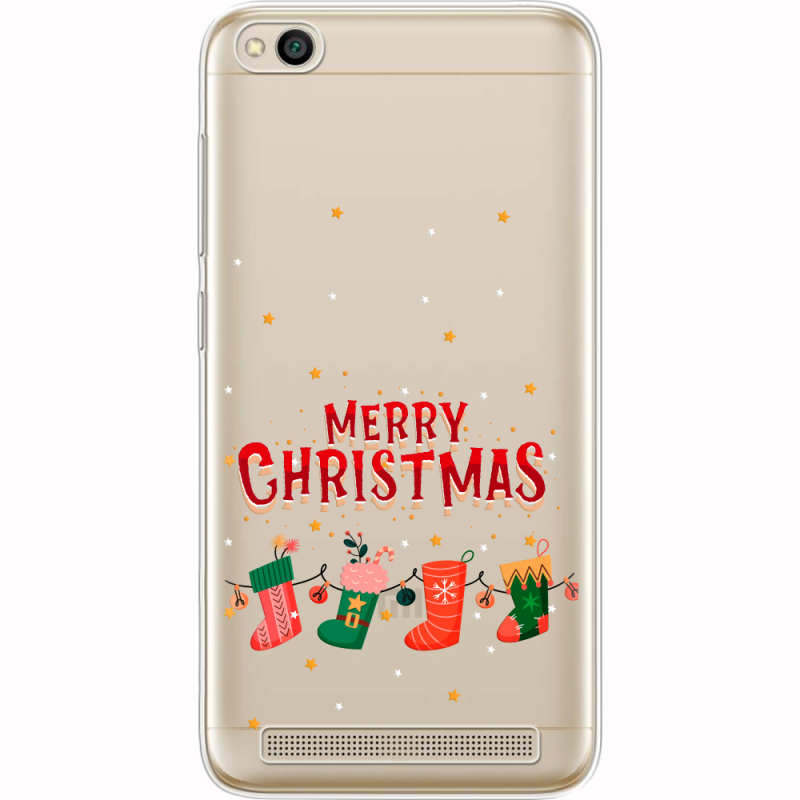 Прозрачный чехол Uprint Xiaomi Redmi 5A Merry Christmas