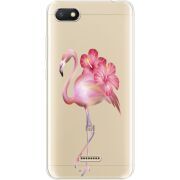 Прозрачный чехол Uprint Xiaomi Redmi 6A Floral Flamingo