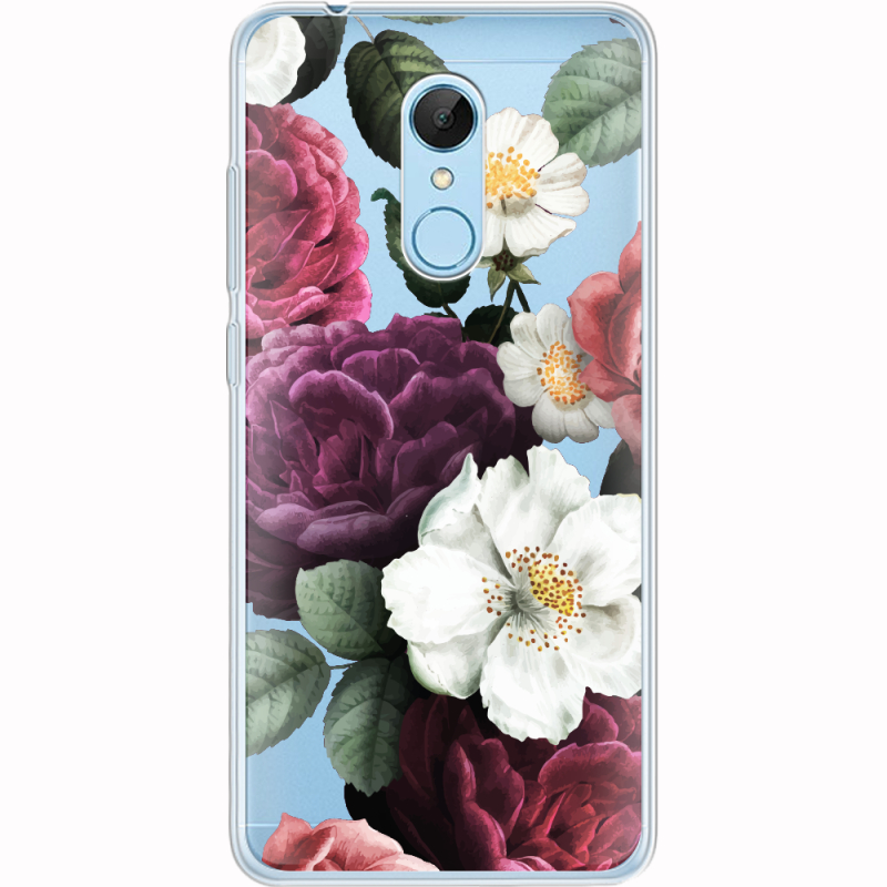 Прозрачный чехол Uprint Xiaomi Redmi 5 Floral Dark Dreams