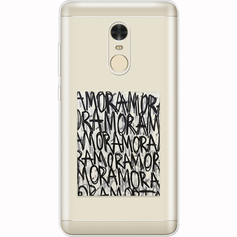 Прозрачный чехол Uprint Xiaomi Redmi Note 4x Amor Amor