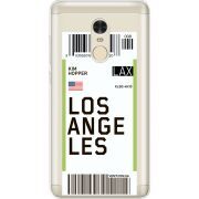 Прозрачный чехол Uprint Xiaomi Redmi Note 4 Ticket Los Angeles