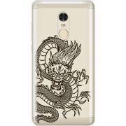 Прозрачный чехол Uprint Xiaomi Redmi Note 4 Chinese Dragon