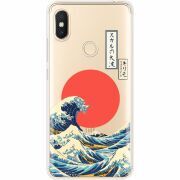 Прозрачный чехол Uprint Xiaomi Redmi S2 Большая волна в Канагаве