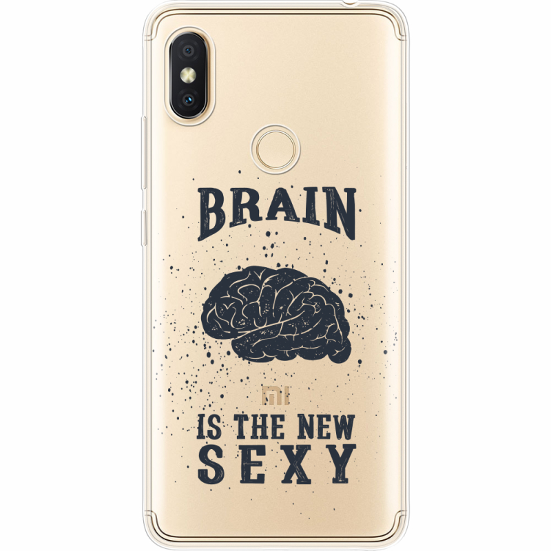 Прозрачный чехол Uprint Xiaomi Redmi S2 Sexy Brain