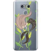 Прозрачный чехол Uprint LG G6 Cute Mermaid