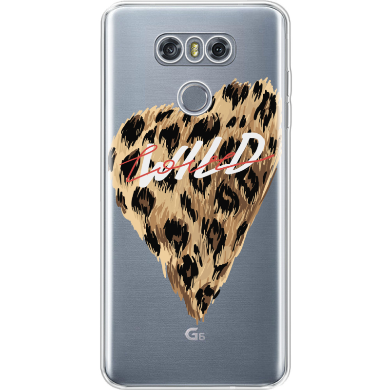 Прозрачный чехол Uprint LG G6 Wild Love