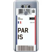 Прозрачный чехол Uprint LG G6 Ticket Paris