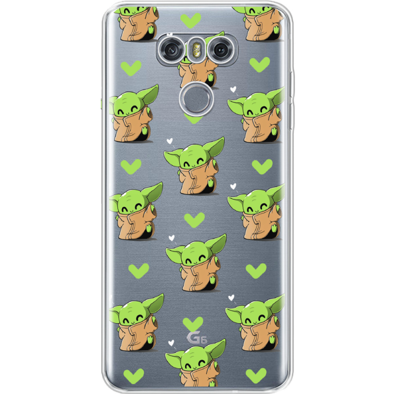 Прозрачный чехол Uprint LG G6 Pattern Baby Yoda