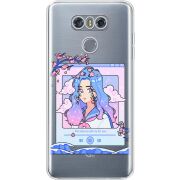 Прозрачный чехол Uprint LG G6 The Sakuras Will Cry For You