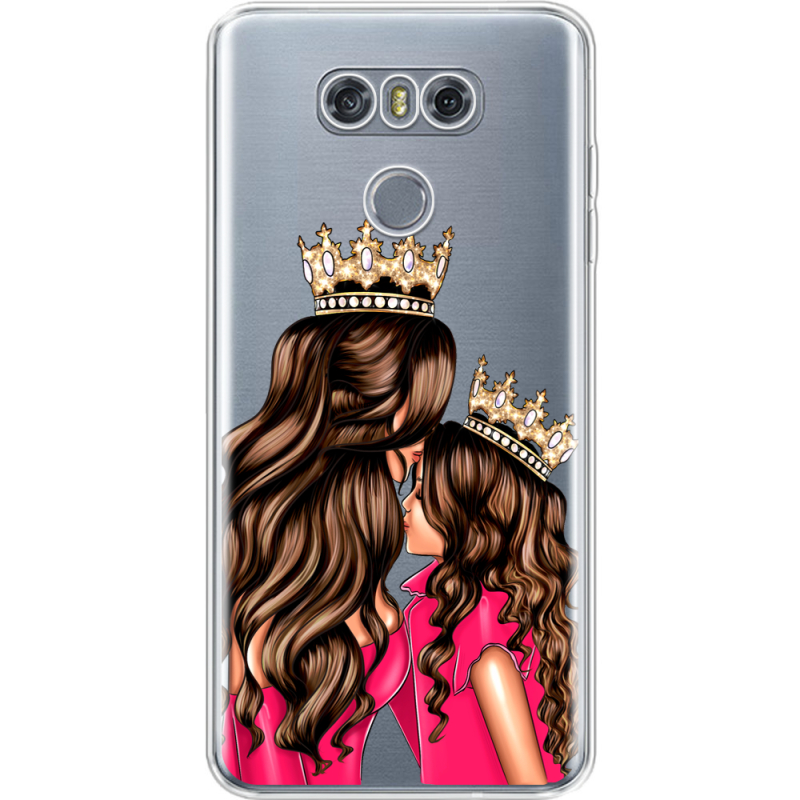 Прозрачный чехол Uprint LG G6 Queen and Princess