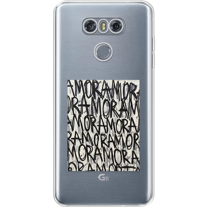 Прозрачный чехол Uprint LG G6 Amor Amor