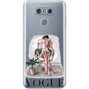 Прозрачный чехол Uprint LG G6 VOGUE