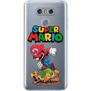 Прозрачный чехол Uprint LG G6 Super Mario