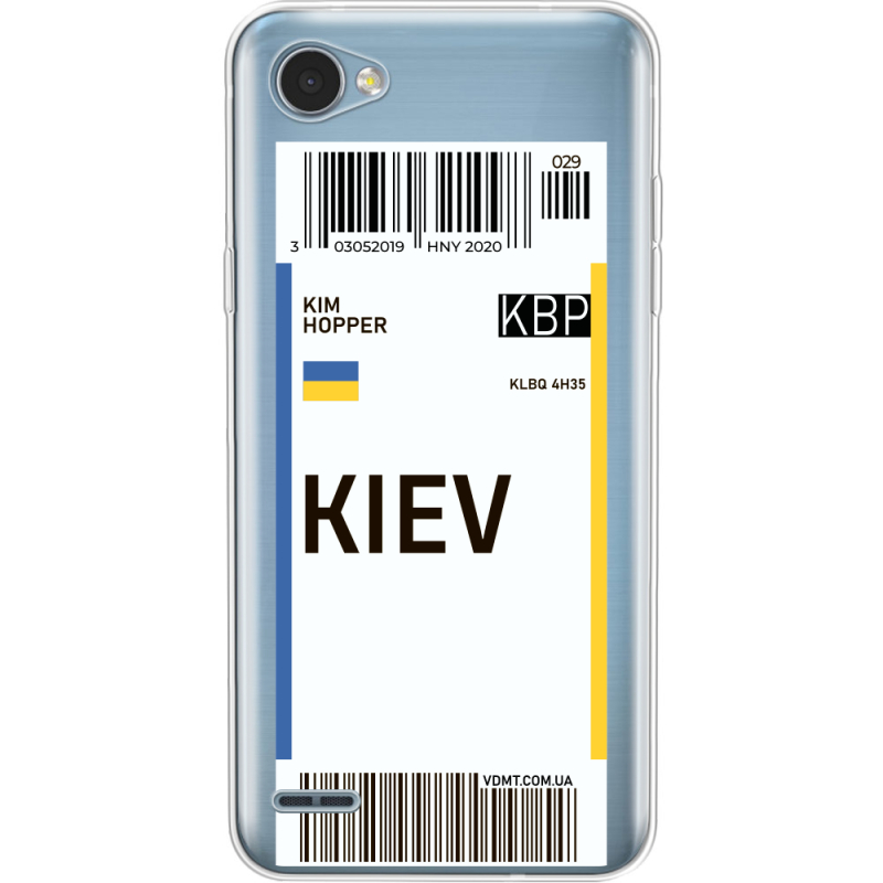 Прозрачный чехол Uprint LG Q6 A / Plus LGM700 Ticket Kiev