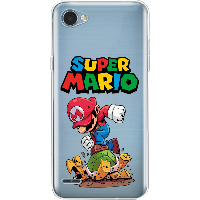 Прозрачный чехол Uprint LG Q6 A / Plus LGM700 Super Mario