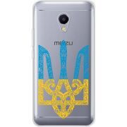 Прозрачный чехол Uprint Meizu M5s Gold Trident