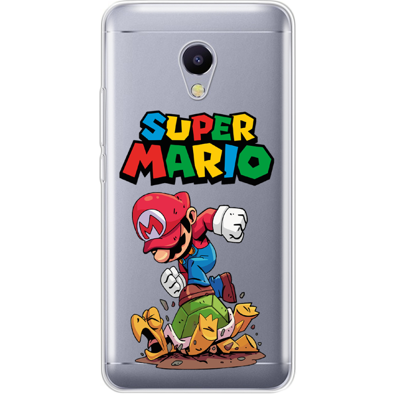 Прозрачный чехол Uprint Meizu M5s Super Mario
