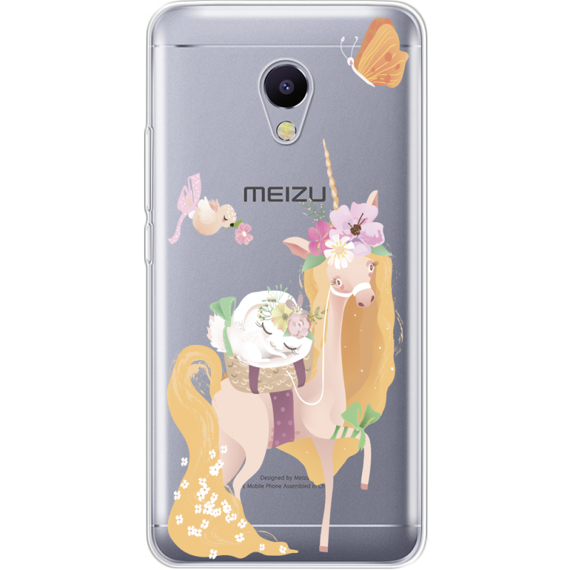 Прозрачный чехол Uprint Meizu M5s Uni Blonde