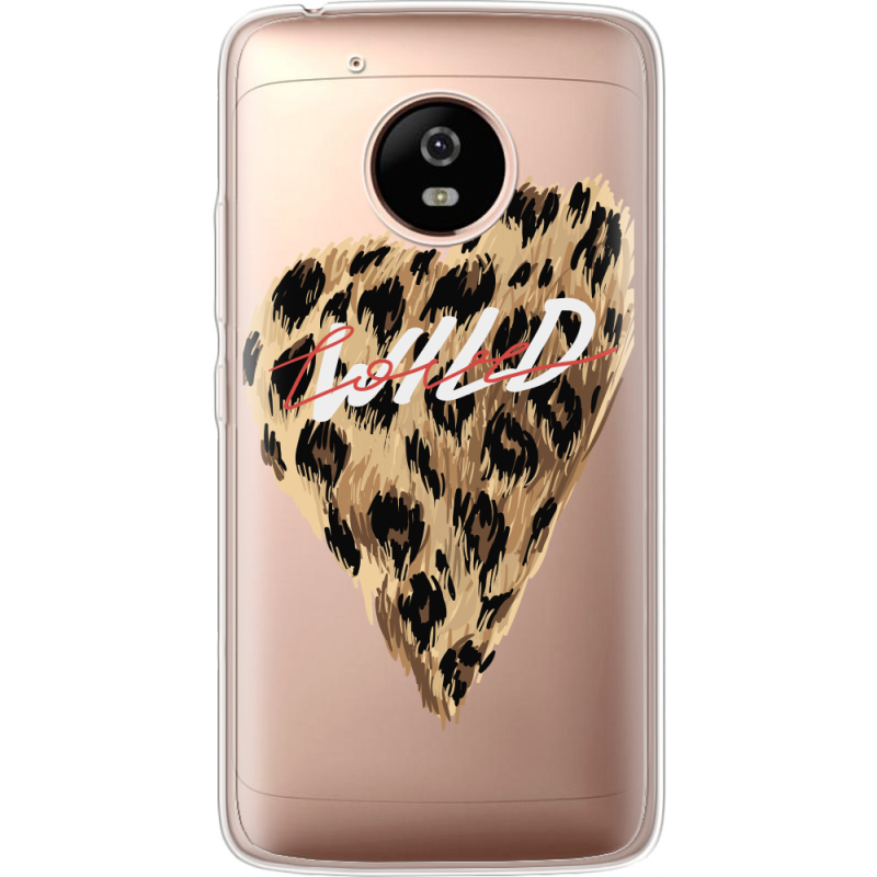 Прозрачный чехол Uprint Motorola Moto G5 XT1676 Wild Love