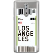 Прозрачный чехол Uprint Nokia 8 Ticket Los Angeles