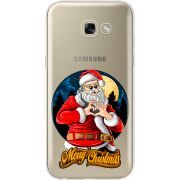 Прозрачный чехол Uprint Samsung A520 Galaxy A5 2017 Cool Santa
