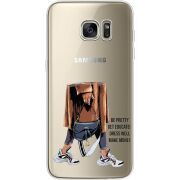 Прозрачный чехол Uprint Samsung G935 Galaxy S7 Edge Motivation
