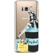 Прозрачный чехол Uprint Samsung G950 Galaxy S8 City Girl