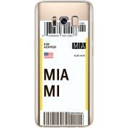 Прозрачный чехол Uprint Samsung G950 Galaxy S8 Ticket Miami