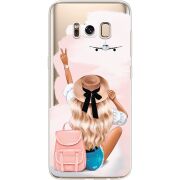 Прозрачный чехол Uprint Samsung G950 Galaxy S8 Travel Girl