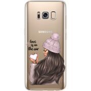 Прозрачный чехол Uprint Samsung G950 Galaxy S8 love is in the air