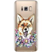 Прозрачный чехол Uprint Samsung G950 Galaxy S8 Winking Fox