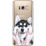Прозрачный чехол Uprint Samsung G950 Galaxy S8 Husky
