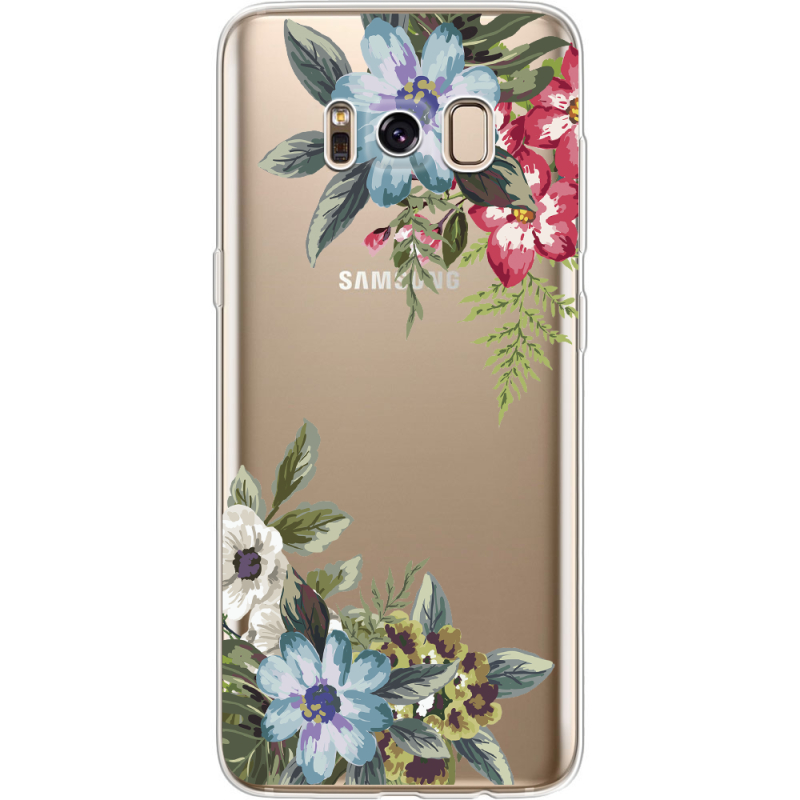 Прозрачный чехол Uprint Samsung G950 Galaxy S8 Floral
