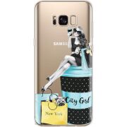 Прозрачный чехол Uprint Samsung G955 Galaxy S8 Plus City Girl
