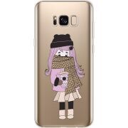 Прозрачный чехол Uprint Samsung G955 Galaxy S8 Plus Winter Morning Girl