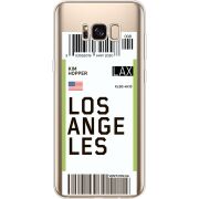 Прозрачный чехол Uprint Samsung G955 Galaxy S8 Plus Ticket Los Angeles