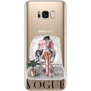 Прозрачный чехол Uprint Samsung G955 Galaxy S8 Plus VOGUE