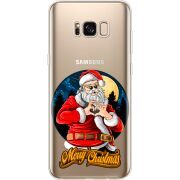 Прозрачный чехол Uprint Samsung G955 Galaxy S8 Plus Cool Santa