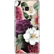 Прозрачный чехол Uprint Samsung G955 Galaxy S8 Plus Floral Dark Dreams