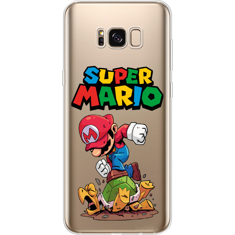 Прозрачный чехол Uprint Samsung G955 Galaxy S8 Plus Super Mario