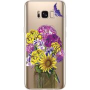 Прозрачный чехол Uprint Samsung G955 Galaxy S8 Plus My Bouquet