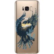 Прозрачный чехол Uprint Samsung G955 Galaxy S8 Plus Eagle