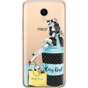 Прозрачный чехол Uprint Meizu M5C City Girl