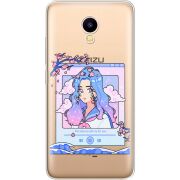 Прозрачный чехол Uprint Meizu M5C The Sakuras Will Cry For You
