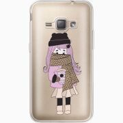 Прозрачный чехол Uprint Samsung J120H Galaxy J1 2016 Winter Morning Girl