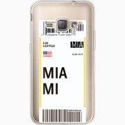 Прозрачный чехол Uprint Samsung J120H Galaxy J1 2016 Ticket Miami