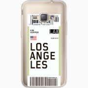 Прозрачный чехол Uprint Samsung J120H Galaxy J1 2016 Ticket Los Angeles