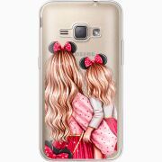 Прозрачный чехол Uprint Samsung J120H Galaxy J1 2016 Mouse Girls