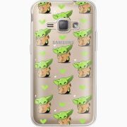 Прозрачный чехол Uprint Samsung J120H Galaxy J1 2016 Pattern Baby Yoda
